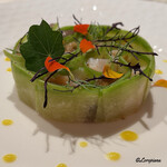 プチレストラン ブーケ・ド・フランス - 北寄貝と青首大根のサラダ仕立て