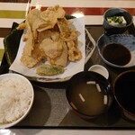 パッチョコーネ - 豚天定食(新メニュー)