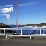 西端夢浪漫 - 平戸大橋通過中～