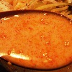 三宝亭 - 冷やし担担麺・スープ