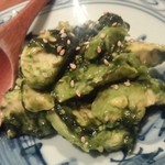 アボガド生海苔わさび岩海苔和え　600円