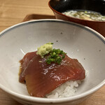 一本杉 川嶋 - メジマグロの漬け