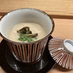 一本杉 川嶋 - 粕汁　鱈の白子　蕗の薹