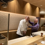 銀座 しのはら - 篠原大将と山玄茶の親方さま