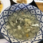 四川料理 江湖 - 付属の中華スープ