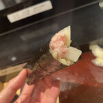 Tsukiji Otokomaezushi - 玉ネギトロ手巻き