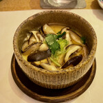 鮓 きずな - 島根 原木椎茸と山椒の茶碗蒸し