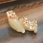 寿司栄 - 鯛の炙り