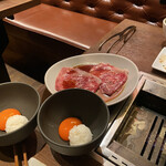 麻布十番焼肉 Kintan - 仙台牛サーロインの焼きすきやき