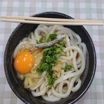 大庄屋製麺 - 釜出し(大)と玉子