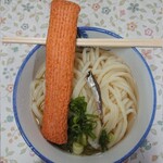 宮川製麺所 - うどん(大)と、海老天