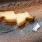 寿司栄 - アワビ　と歯