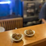 鮮魚と鰻 清流満月 野毛 - こんにゃくの煮もの