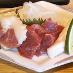 コースで付いてくる馬刺