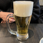 Kohaku - 生ビール　（飲み放題550円／１時間）