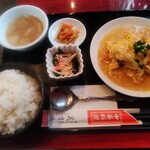 Chuuka Shougetsu - Bランチ（海老と卵のふわふわ炒め）　935円