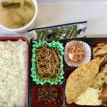 かしわ亭 - のり唐めんたい弁当¥390円です