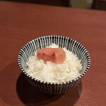 酒肴場 屯 - 白飯¥150（サービスで明太子）