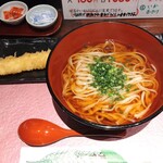 うどん家 八重桜 - イカ天と温かいうどん