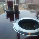 叙々苑 - 目の前には阪急百貨店や新阪急ホテルが見下ろせます