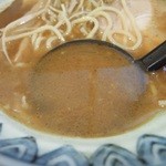 蕪村そばのスープ