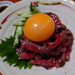 風舞 - 牛たたきユッケ オススメです！！