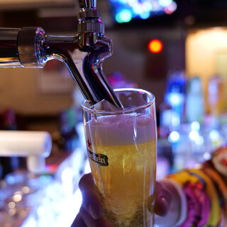 ハイネケンはお一人様一杯ご提供します♪食事持ち込みOK