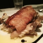 エノテカ・オルモ・デル・カウカソ - いつもたのむフォアグラのリゾット・・。