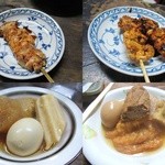 庚申酒場 - 定番の串とおでん