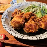 Ashi Teishoku & Diner - 豊後鶏の中津唐揚げ。