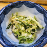 天ささ - 一番最初に出る香の物