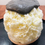 こひる庵 - 味見氷★黒ごまあんクリーム★