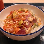 POKE BOWL CLUB TOKYO - ガーリックアヒ＆ロミロミサーモン（スモール）1,400円