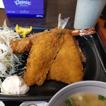 個室居酒屋 星野水産・豊海 - ランチ ミックスフライ