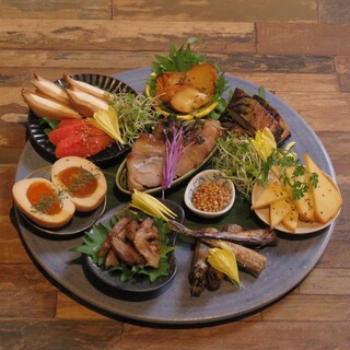 【自家製燻製盛り合わせ】