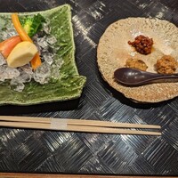 天ぷら 大坂屋 草哲 - まるかじり野菜