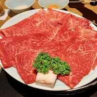 すき焼き 牛しゃぶ 松重 - 綺麗なお肉♡