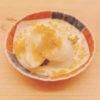 鮨おにかい＋1 - 百合根のカラスミがけ