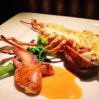 カナダ産オマール海老のテルミドール