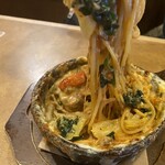 Jori Pasuta - 窯焼きチーズパスタ クリーミーボロネーゼ￥1,474混ぜー