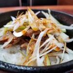 環七土佐っ子ラーメン - ミニネギチャーシュー丼。