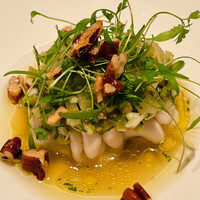 カンテサンス - 真鱈の白子の冷製です