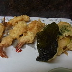 天ぷら ちはら - えびと野菜