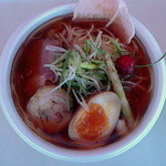 らー麺 たまや零式 - 冷たいラーメン５００円（コラボラーメン：平成25年６月）