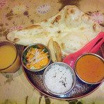 Mira Mahal Saku Ten - お子様カレーは甘口カレー。マイルドな甘さが子供たちに大人気