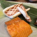 仙郷樓 奥の樹々 - 鮭と烏賊