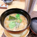 こまつ - 味噌汁400円（美味しくて心も温まる一杯でした）
