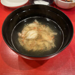 龍文支店 - 蟹の吸い物