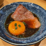 炭焼 金竜山 - シンシンは卵と一緒に食べます