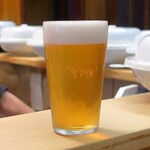 家庭料理 小川 - スーパードライ生ビール